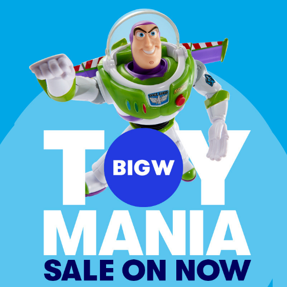 <p>TOY MANIA has taken over Big W.</p>
<p>The annual toy sale is back and better than ever.  Shop in store now, but hurry in, sale ends 3 July 2019.</p>

