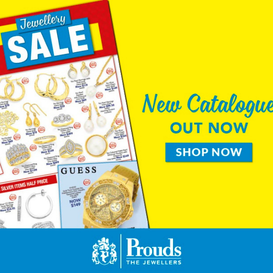 <p>Dreaming of Jewellery? Diamonds, Gold, Silver and Watches?</p>
<p>Prouds The Jewellers Jewellery & Watch Sale is on now!</p>
<p>With 50% off or more on Sale items it’s now time to visit Prouds!</p>
<p>Sale on now.</p>
<p>Ends 25 October 2020.</p>
