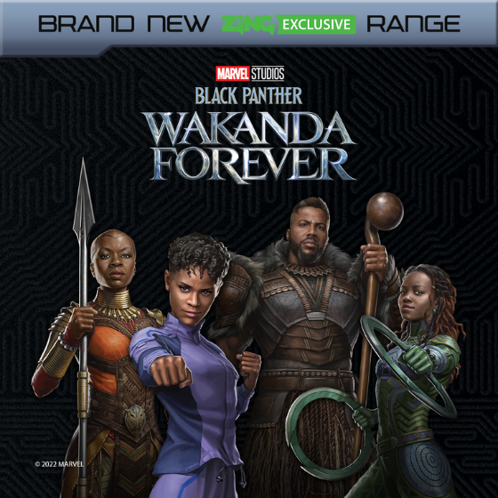 <p><em>The legacy continues at Zing Pop Culture with their Brand New & Zing Exclusive Black Panther: Wakanda Forever range, available now!</em></p>
