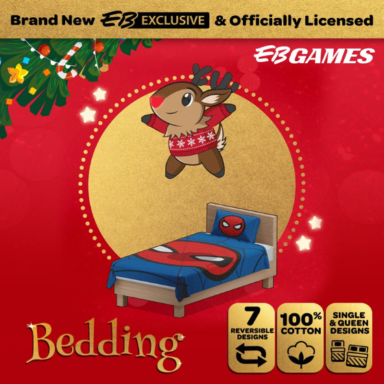 <p><em>The bedding sets of your dreams have landed! </em>😍<em> EB Exclusive Queen & Single Bed Quilt Cover Sets made with 100% cotton and reversable designs are available now! </em>😴🛏️</p>
<p> </p>
