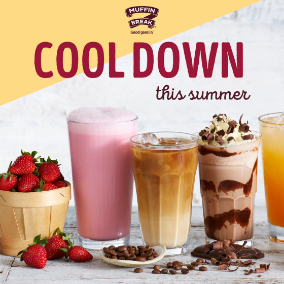 <p>Head into Muffin Break and get your coffee fix with their classic Iced Coffee and Iced Lattes or spoil the kids with a chocolate milkshake. It’s the perfect summer holi-date.</p>
