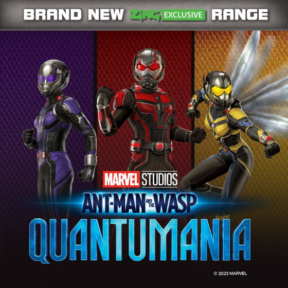 <p><em>Celebrate the release of Ant-Man and the Wasp: Quantumania with Zing Pop Culture’s brand new & #ZingExclusive Marvel Must Haves range, available instore now! </em><em>ðŸ�œ</em>â˜„ï¸�</p>
