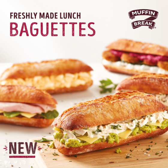 <p>Get the energy to power through the day with @muffinbreak’s <strong>NEW</strong> Baguettes range!</p>
<p>Head into Muffin Break to choose from 5 delicious fillings to help refuel you for a full day ahead! It’s a break that’s worth it.</p>
