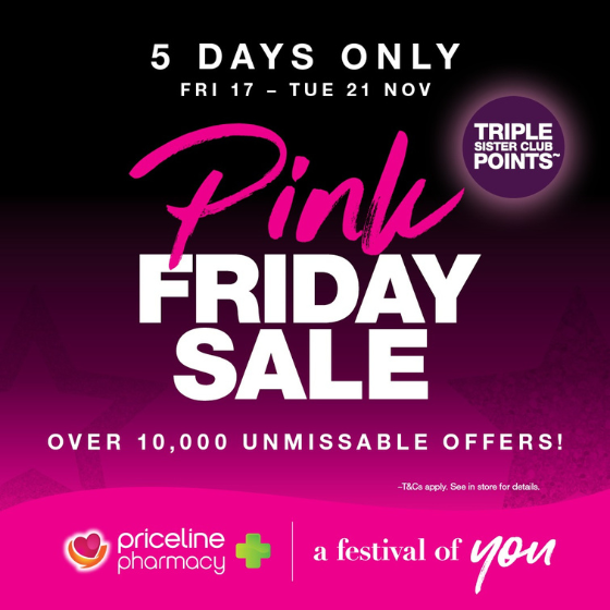 Priceline Pink Friday Sale!