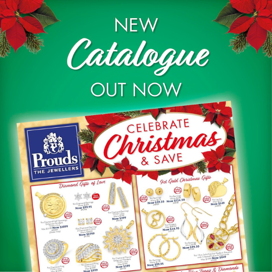 <p>Spoil someone you love with something special this Christmas from Prouds The Jewellers!</p>
<p>Prouds Christmas Catalogue is out now with savings on Diamonds, Gold & Silver Jewellery, Watches and more!</p>
<p>Hurry in store now to see a huge selection of Christmas ideas for the whole family.</p>
<p>Celebrate and save this Christmas at Prouds.</p>
