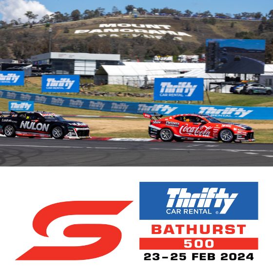 Gear up for an electrifying motorsport spectacle at the Thrifty Bathurst 500!